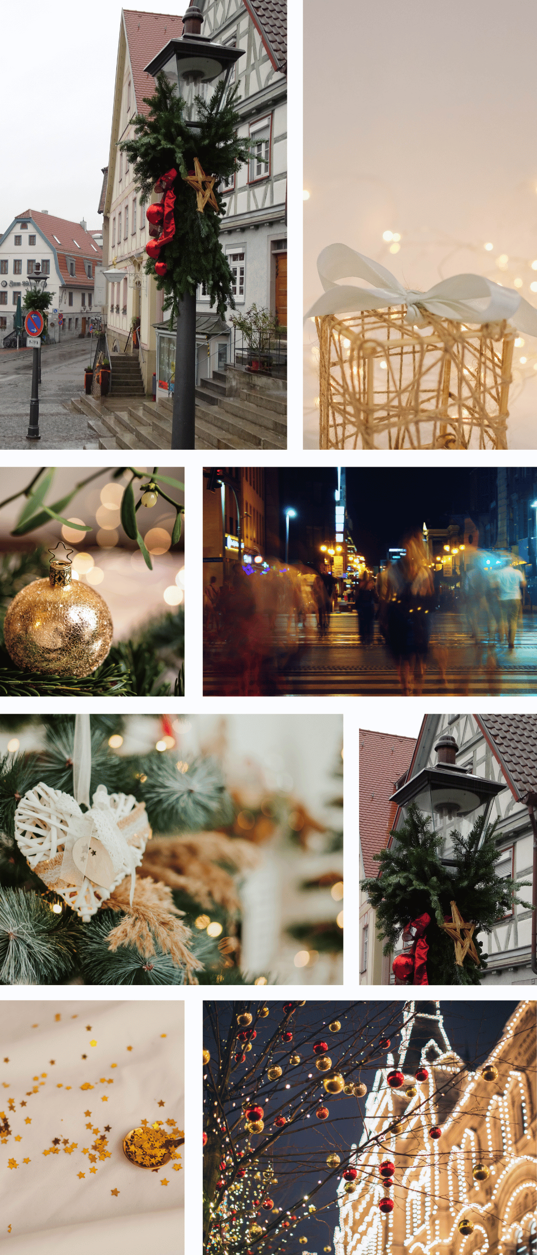 Weihnachtscollage von BRAUN Lighting Solutions